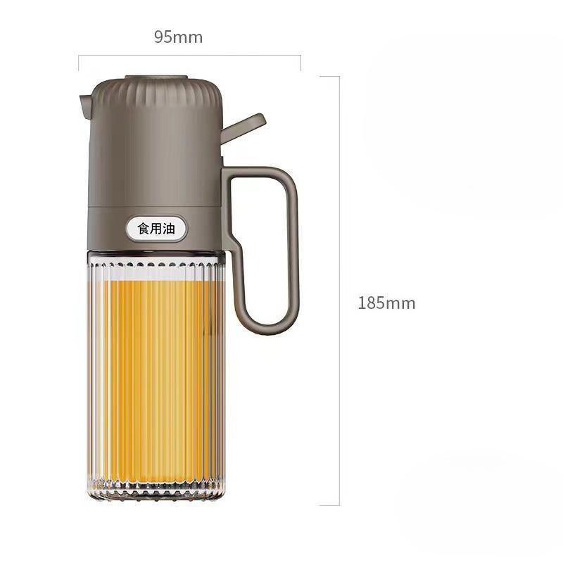 250ml Glass Oil Spray Bottle Press Atomize Air Fryer Oil Sprayer Kitchen Cooking Tools Sauce Vinegar Condiment Bottle