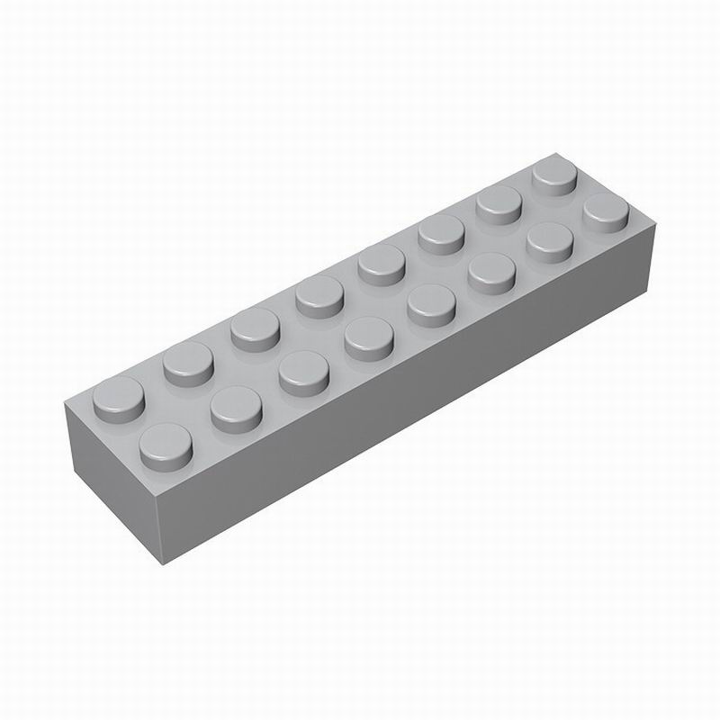 10 Stück 2x8 Steine 3007 MOC Technische Steine DIY Teile Bausteine Kompatibel Zusammensetzbare Partikel