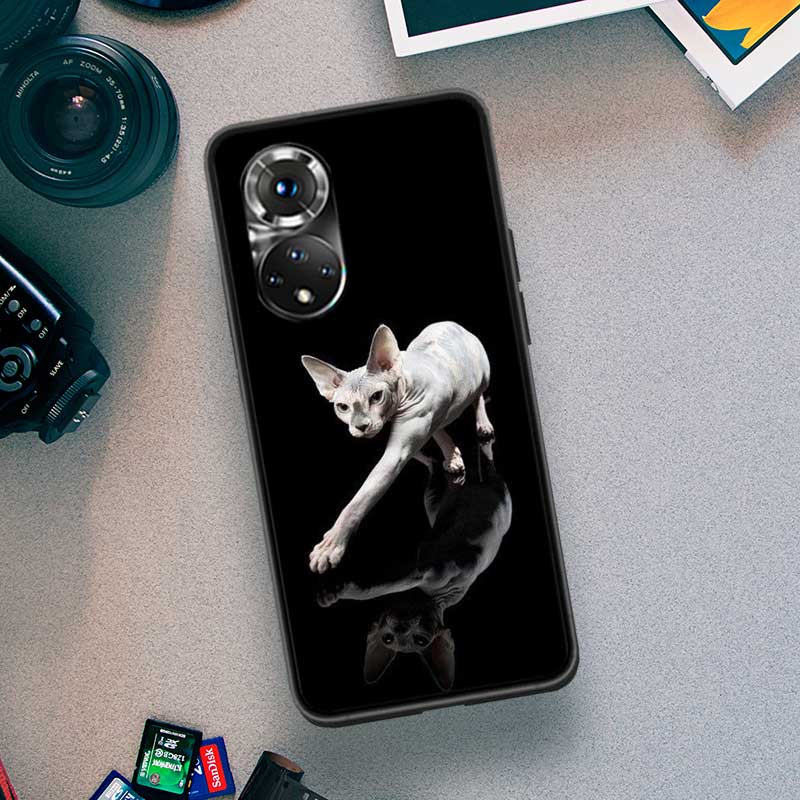 Lavaza Sphynx Sphinx Katze Telefon Fall Für Huawei P Smart 2021 Y5 Y6 Y7 Y9 Ehre 50 20 Pro 10 10I 9 9X Y9S 8 8A 8X 8S 7S Abdeckung