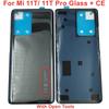 Verre CE Pour Xiaomi 11T/ 11T Pro Couvercle de Batterie Couvercle Arrière Rigide Porte Panneau de Boîtier Arrière + Autocollant Cadre Caméra Colle Adhésive