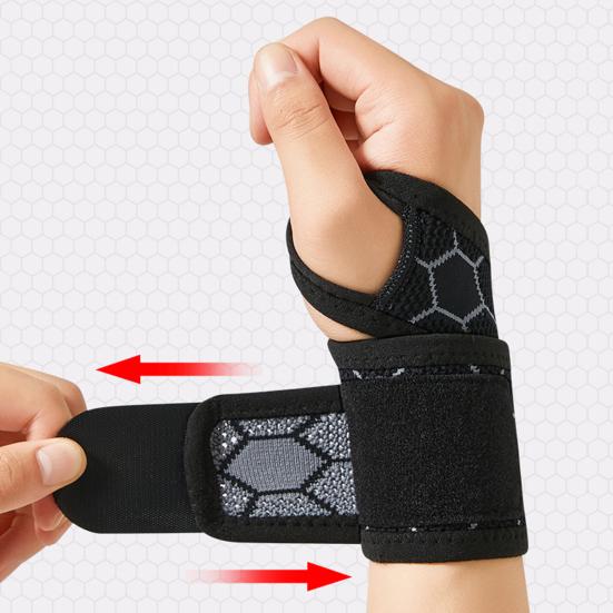 Sports Wrist Compression Strap Men Women Adjustable Wrist Support Wrap Sprain Prevention Strength Basketball Tennis Badminton Fitness Wrist