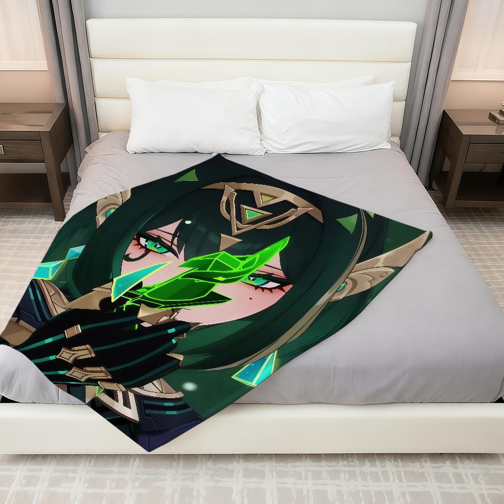 Genshin Impact Nefer Decke Überwurf Super Gemütlich Plüsch Wohnzimmer Sofa Couch Kindliche Geburtstagsgeschenke