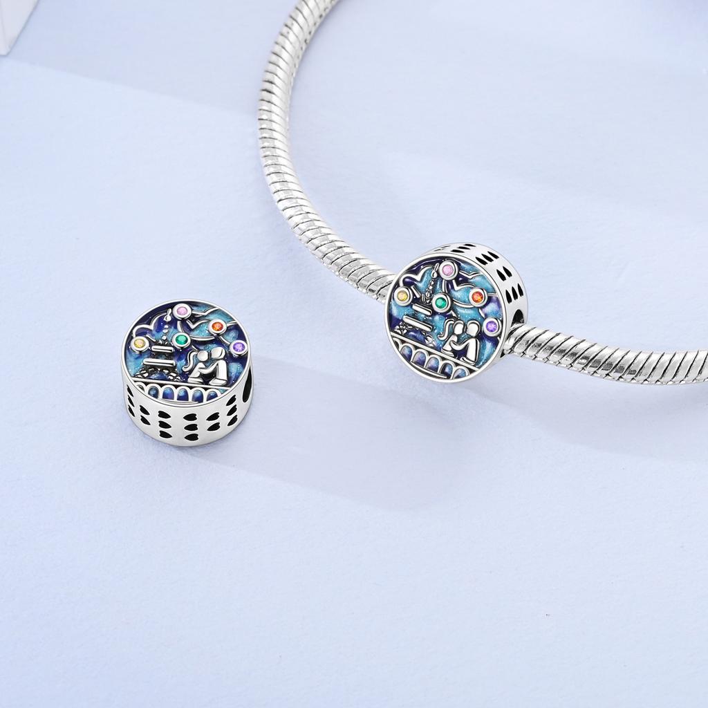 Compatible With Bangle Bracelets Diy Pendants Copper Plated Authentic Charm Bead Charms Polar Bear Moose Zebra Prayer Bead Charms Fine Jewellery Women