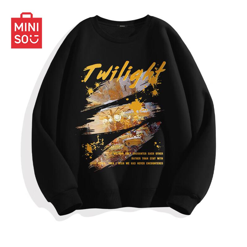 MINISO Men's Premium Heavyweight Loose-Fit Sweatshirt
