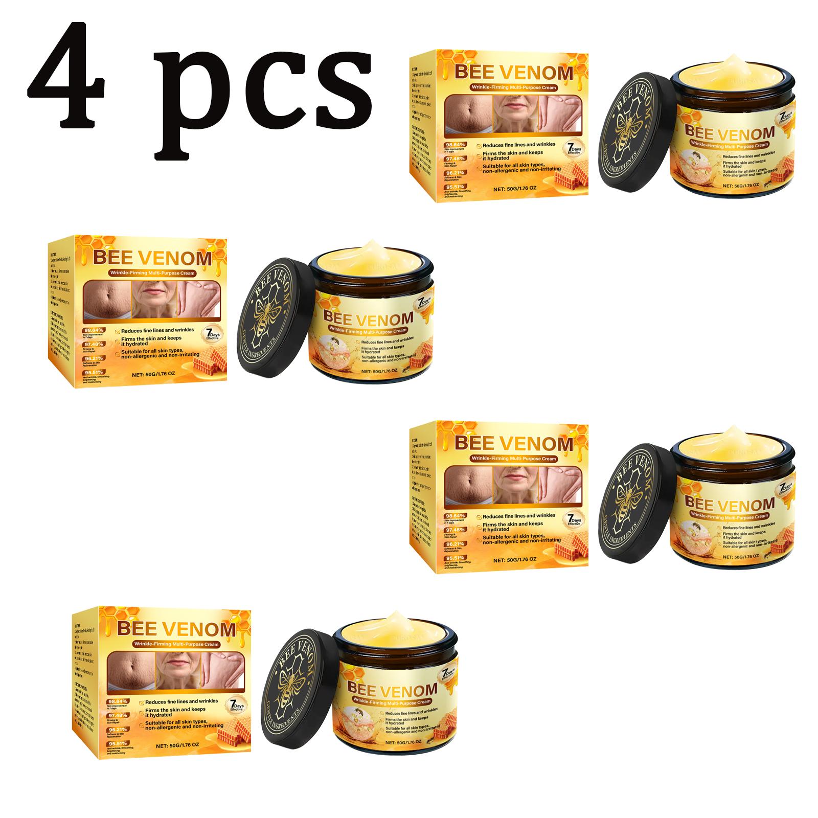 

Крем з бджолиною отрутою AMZ 50г: Глибоко зволожує, підвищує еластичність, розгладжує дрібні зморшки, бореться зі зморшками та старінням, і відновлює сяйво.