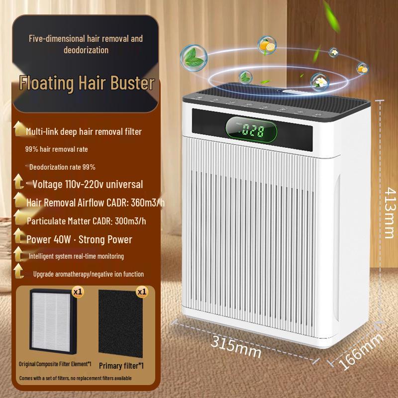 

Automatic Cat Hair Suction Air Purifier: Floating Hair Removal & Deodorizer