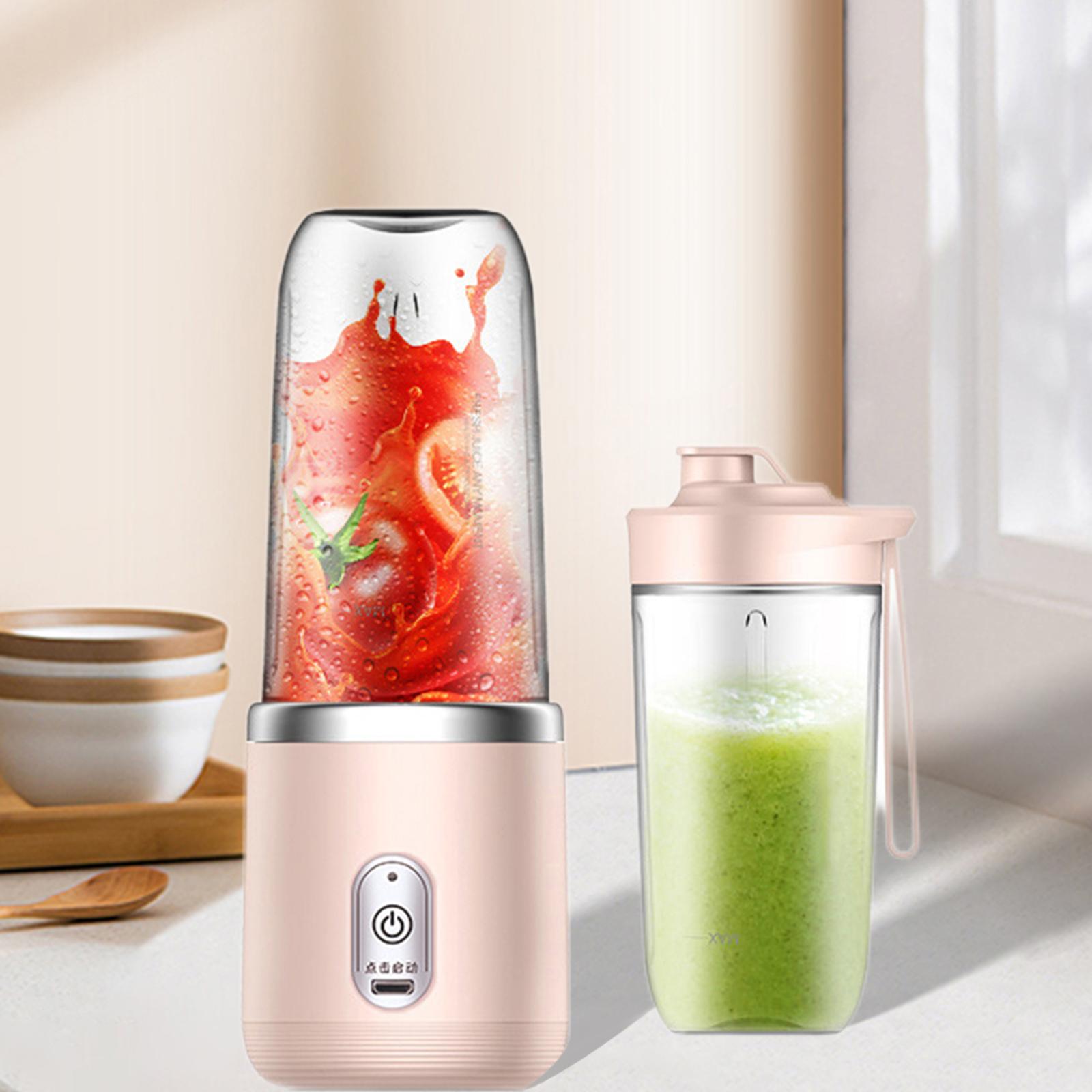 Мини-соковыжималка персональная USB миксер для фруктов для молочных коктейлей заправок — фото 3