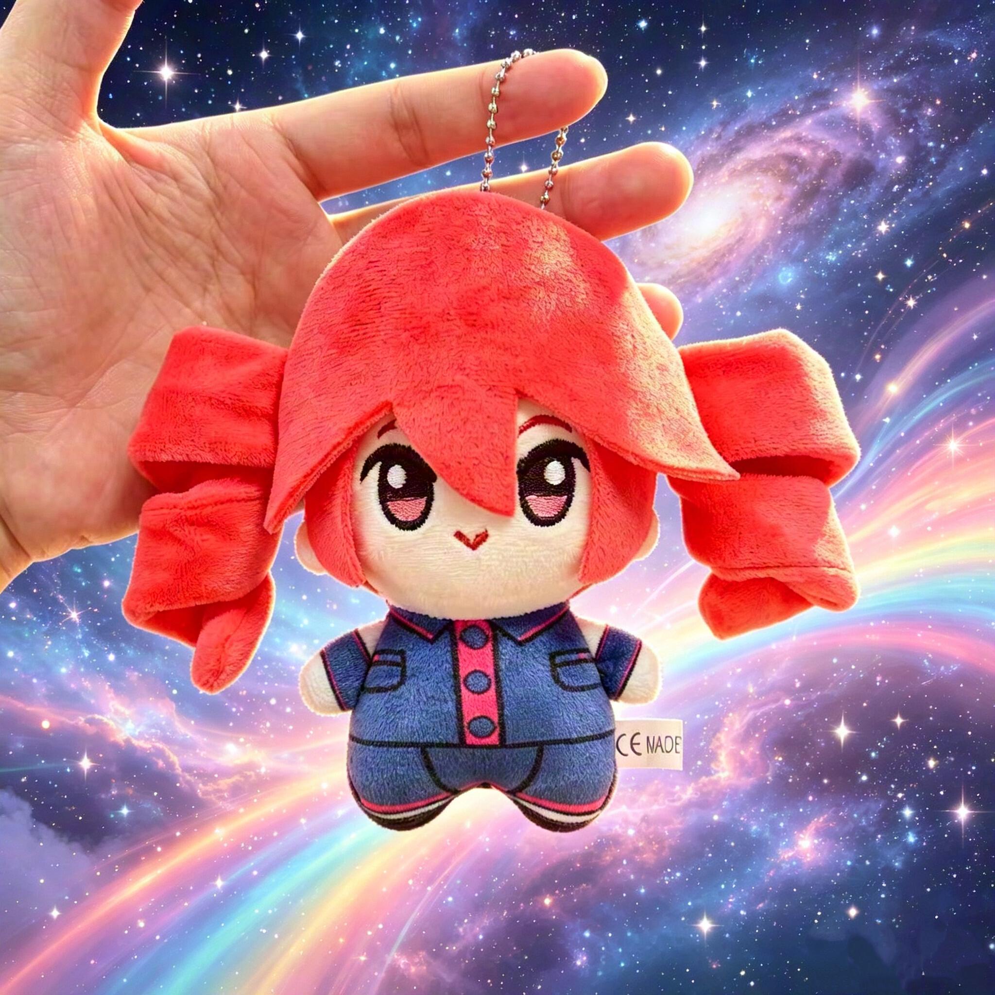Anime Kasane Teto Cosplay Puppe Kawaii Plüschtier Stoffpuppe Ornament Weihnachtsgeschenke Anime Merchandise Kindergeburtstagsgeschenk Heimdekoration
