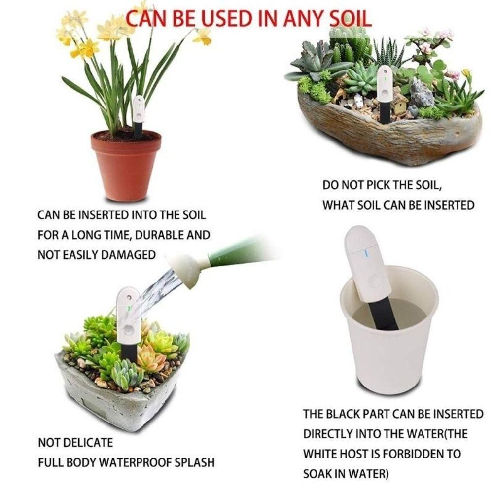 Home Automation Smart Soil Moisture Tester Precision Measurement Multi-Functional Temperature Sensor Smart Detection