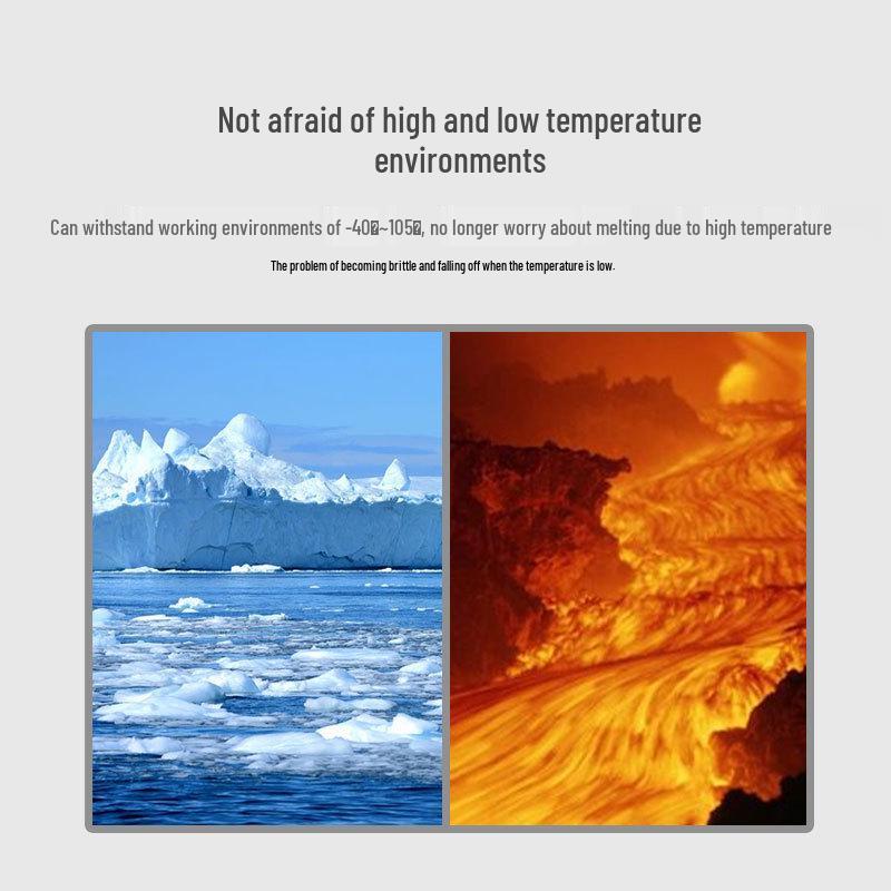 High Temp (105°C) Automotive Wiring Harness Tape - Flannel, Soundproof, Noise Reduction, Engine Protection, 1" Width