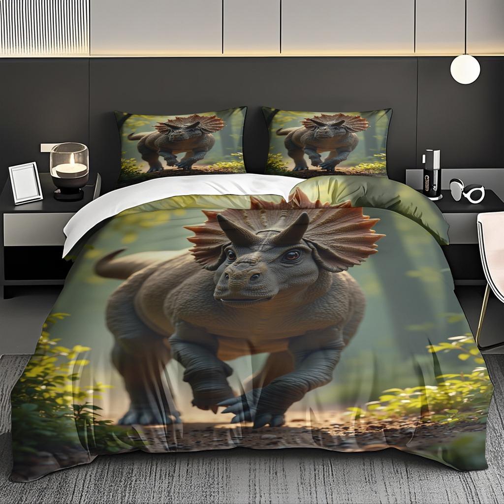 

Dragon Bedding Set Soft Polyester Duvet Cover Set Quilt Cover With Pillowcase For Bedroom Decor Birthday Gift For Boys Home Deco EU Single135x200cm