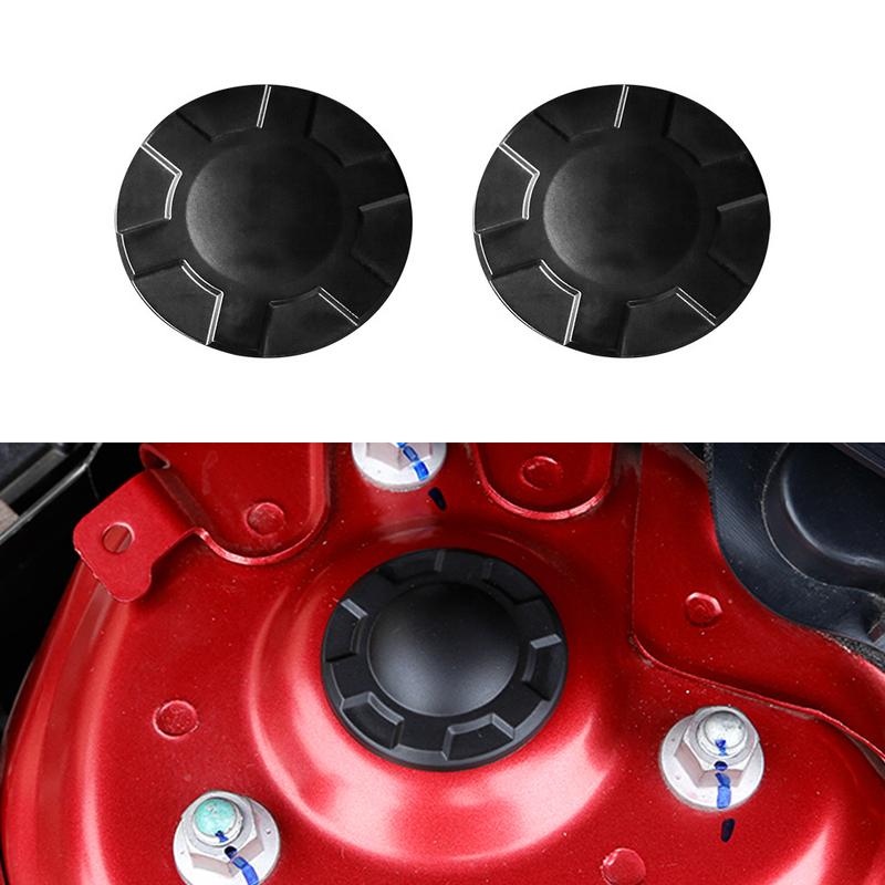 2Pcs Car Shock Absorber Screw Protective Cover Dust Cover Decoration Protection Cover for Mazda 3 Axela CX-30 2020 2021
