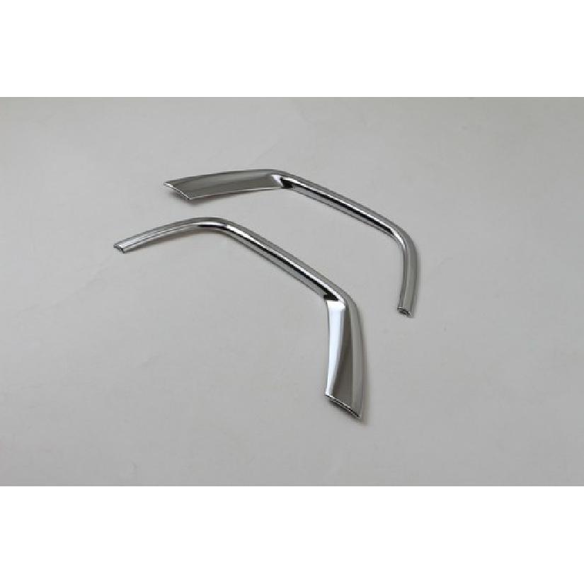 Front Fog Light Eyebrow Cover Trim For 2017- JEEP Compass ABS Chrome 2pcs