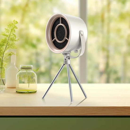 Kitchen Exhaust Fan Indoor Desktop Cooker Hood with 3 Speeds Small Apartment Ventilation for Electric Cookers BBQ