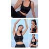 Women High Impact Shockproof Front Zipper Push Up Beauty Back Sports Yoga Running Bra