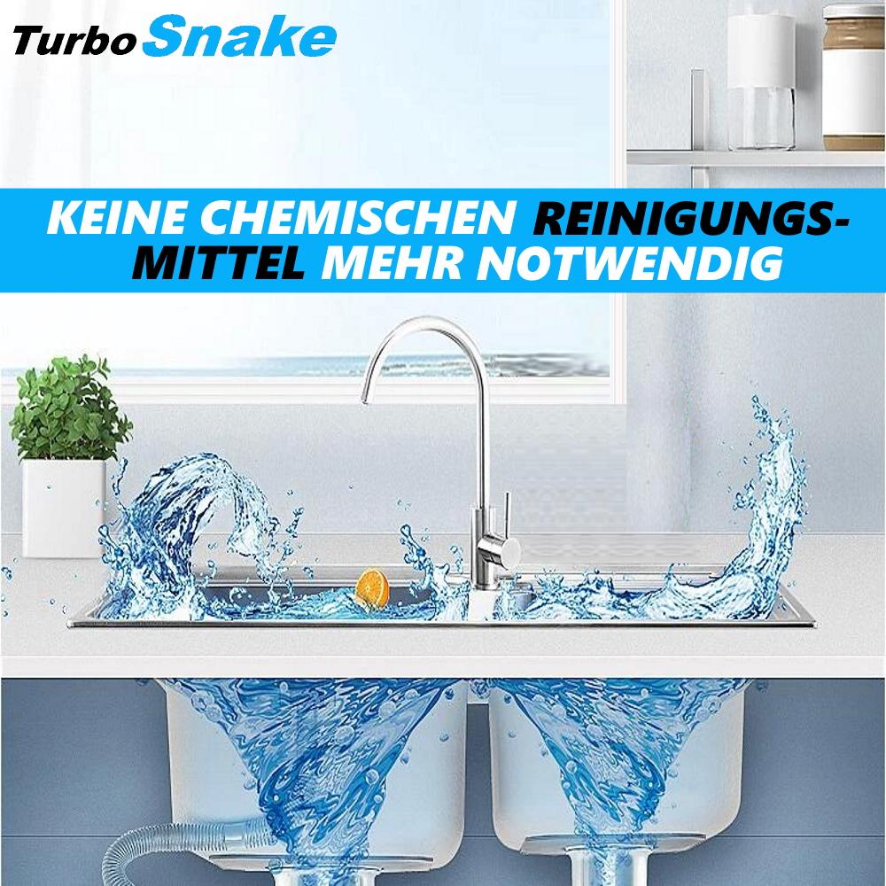TurboSnake Abflussspirale Abflussreiniger Verstopfung beseitigen Rohrreiniger