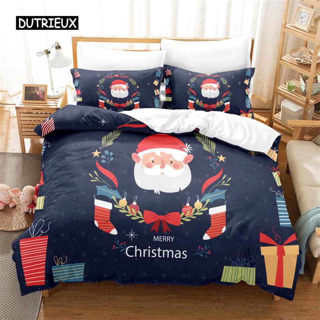 Christmas  Bedding Set Duvet Cover Set 3d Bedding Digital Printing Bed Linen Queen Size Bedding Set Fashion Design