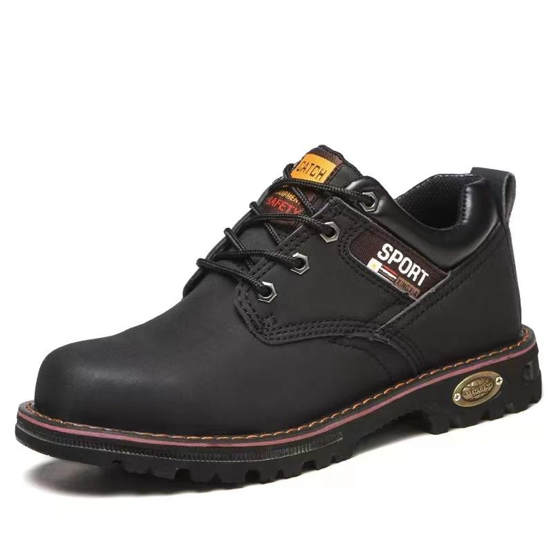 British Style High-top Indestructible Work Safety Boots Outdoor Military Boots Tooling Boots Steel Toe Boots Desert Boots 37