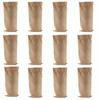 12pcs Linen Linen Fabric Wine Bag Grey Burlap Wine Bag Wine Bottle Gift Bag  Wedding Favors