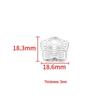 Polished Stainless Steel Heart Charms for DIY Necklaces and Bracelets
