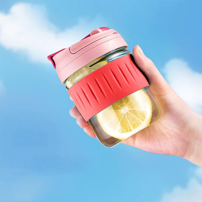 Чашка для воды, термостойкая кофейная чашка, женская, простая, милая, летняя, компактная, портативная, Ins Wind, летняя пластиковая соломенная чашка 360ml