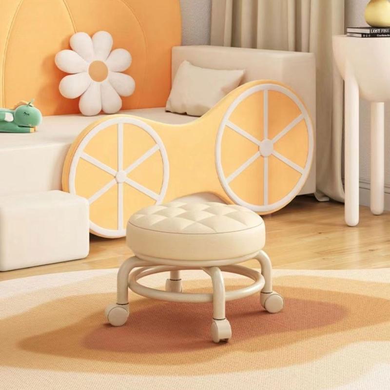 Home Wheeled Low Chair Pulley Stool Household Universal Wheel Silent Wheel Rotating Floor Cleaning Pulley Home Furniture