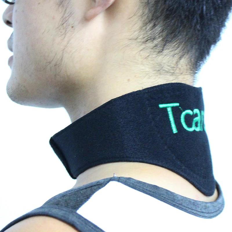 Tcare Tourmaline Self Heating Neck Brace Pad Magnetic Therapy Belt Support Spontaneous Heating Neck Pain Relief