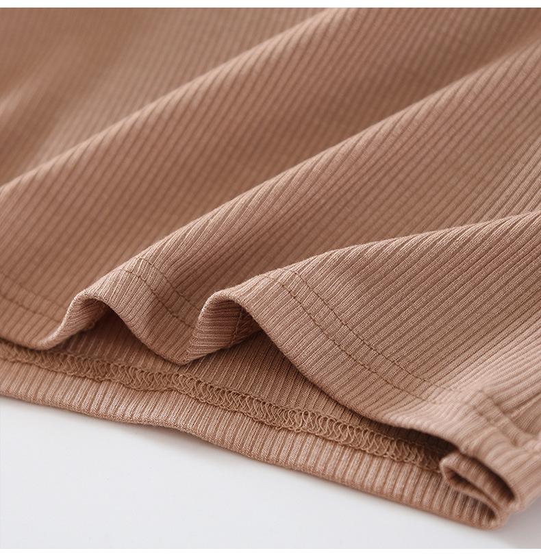 Modal Thread Chest-Pad Suspender Vest: Women's Slim High-Collar Tube Top for Summer