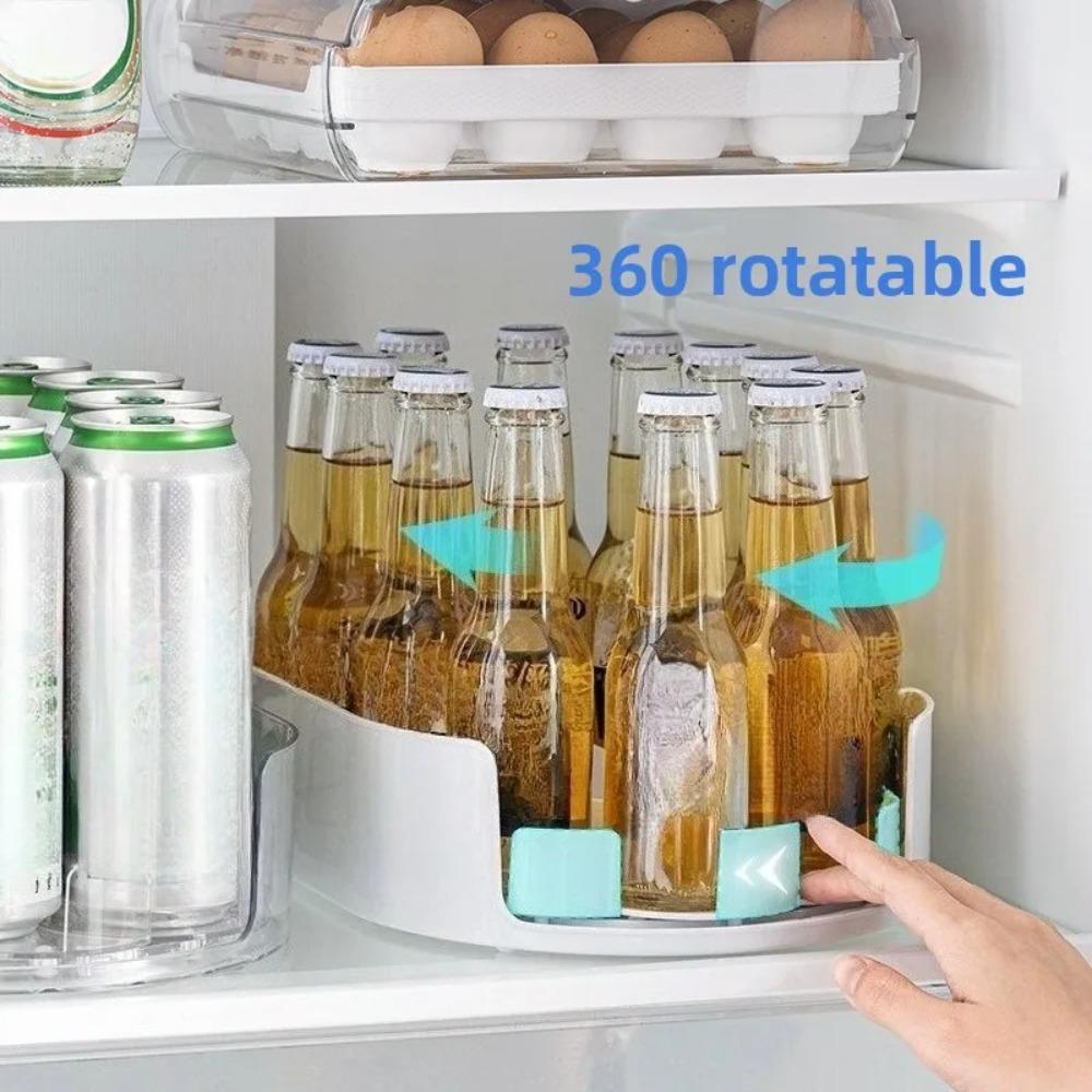 Anti-slip Rotating Spice Rack Swivel Tray Condiment Jar Organizer  Party