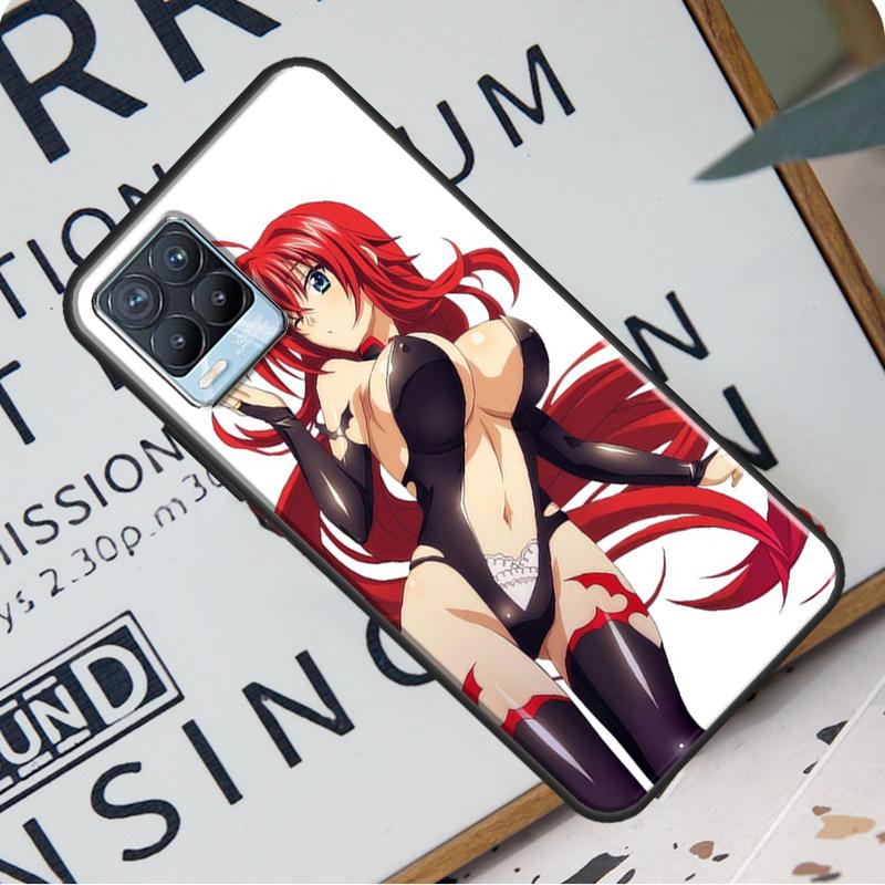 Akeno Rias Gremory High School Dxd Rückseite für Realme 8i 8 Pro GT Neo 2 Master C15 C21 Hülle für OnePlus 8T 9R Nord2 9 Pro