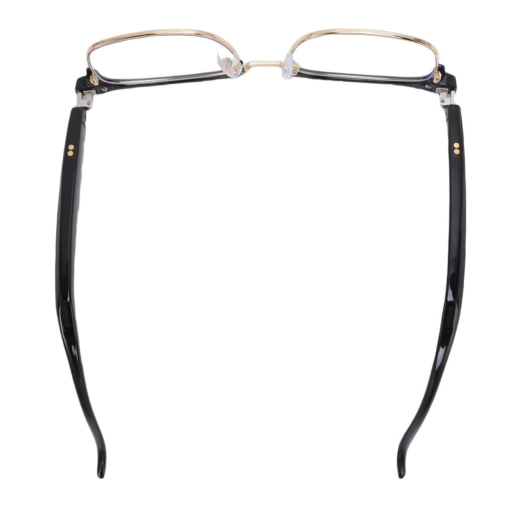 Smarte Brille HD-Sound Sprachhilfe Blaulichtblockierende Bluetooth-Brille Eingebaute Mikrofone Lautsprecher für Android Anrufe entgegennehmen