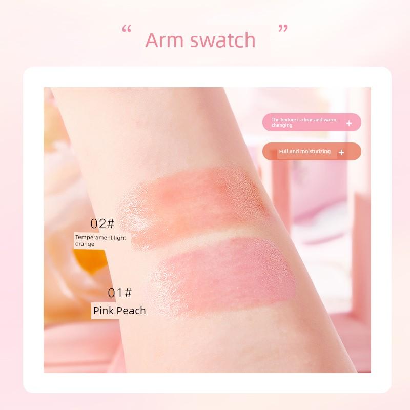 Color-Changing Lip Balm for Women, Moisturizing, Non-Fading, Non-Stick, Waterproof Lipstick, Special Lip Gloss for Light Makeup and No Makeup