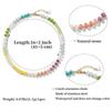 Bohemian Rainbow Natural Stone Beaded Necklace