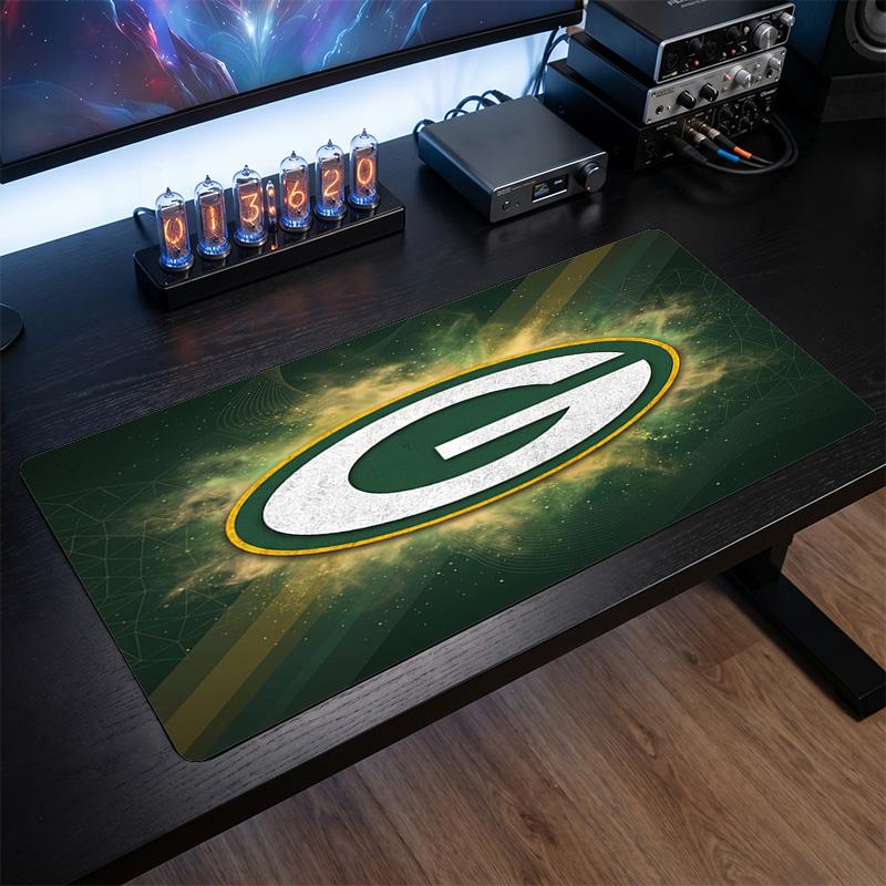 Tappetino per mouse con motivo Green Bay Packers Anti?Tappetino Antiscivolo in Gomma per Scrivania per Gaming Lavoro Decorazione Desktop