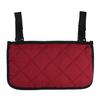 Armrest Storage Bag Camping Chair Reflective Strip Wheelchair Chair Side Bag