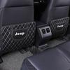 1Pcs Jeep Car Seat Backrest Protection Anti-kick Mat For Jeep Renegade Compass Grand Cherokee Wrangler Patriot Liberty Rubicon AKN1