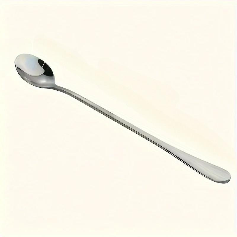 

Набор длинных ложек из нержавеющей стали (1/10 шт.) - Можно мыть в посудомоечной машине, идеально подходит для мороженого, кофе, чая, перемешивания, кухонные принадлежности