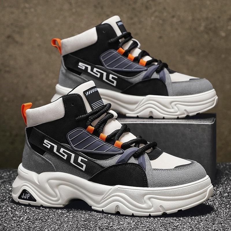 Martin boots men's autumn 2024 new winter locomotive outdoor high-top sports non-slip and wear-resistant tooling boots men