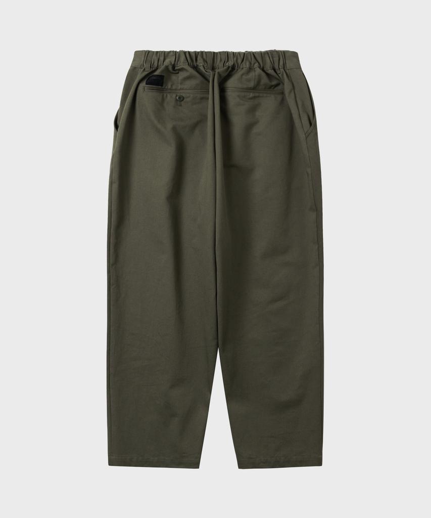 Kaneitei Wide Chino Trousers (Olive Drab)