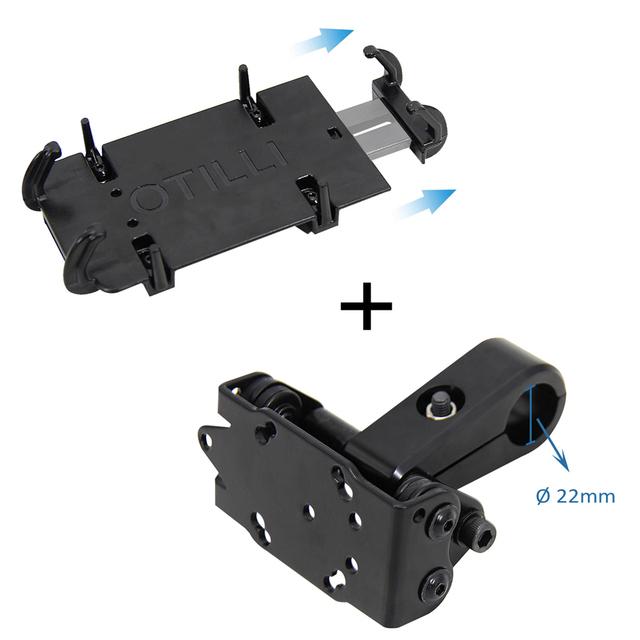 NEW Phone Holder Motorcycle Mobile Phone Stand Bike GPS Quick Mount For Ø 22mm Handlebar accessories