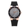 Mode Leichter Luxus Temperament Silikon Damen Armbanduhr Nische Süßigkeiten Farbe Studentin Quarz Uhr