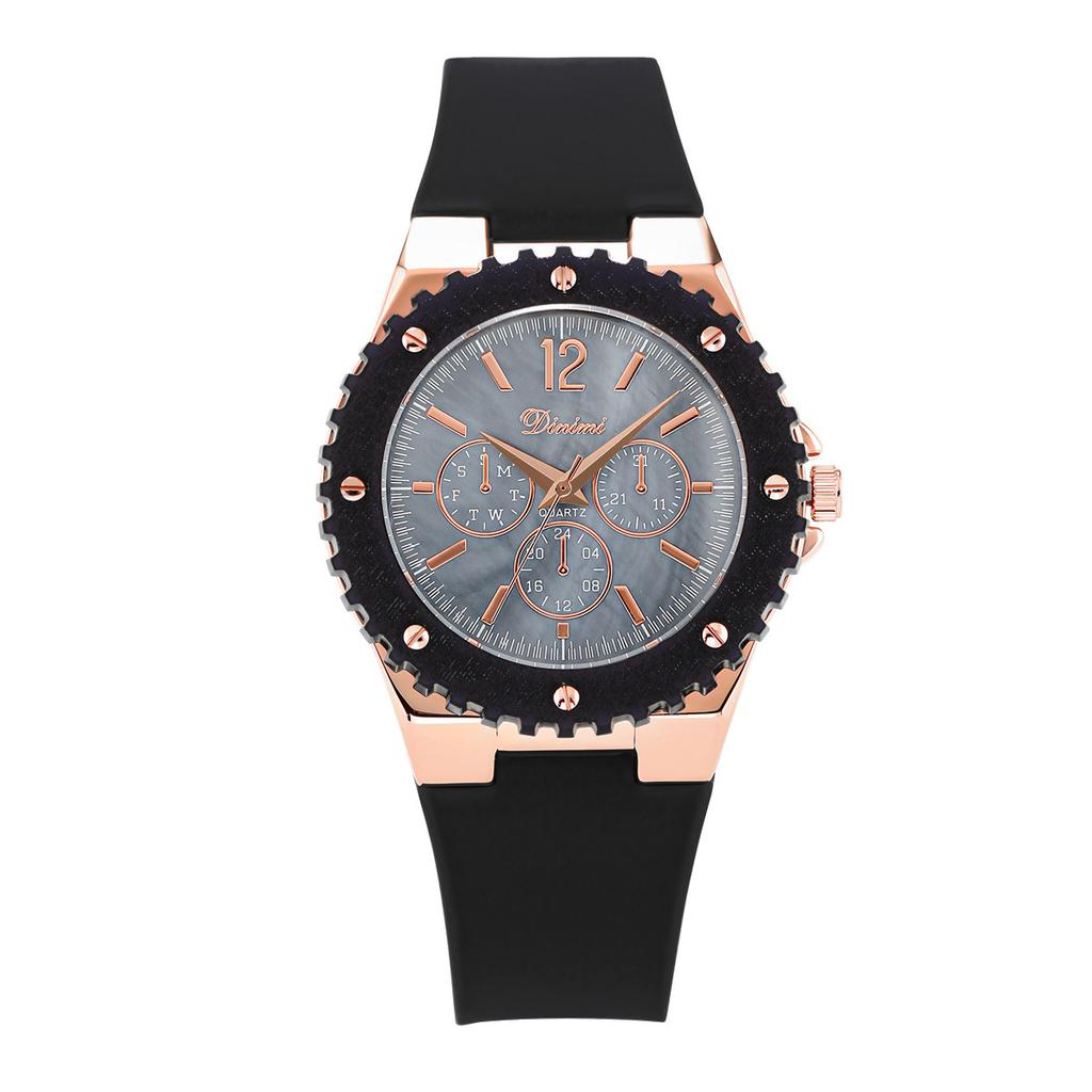 Mode Leichter Luxus Temperament Silikon Damen Armbanduhr Nische Süßigkeiten Farbe Studentin Quarz Uhr