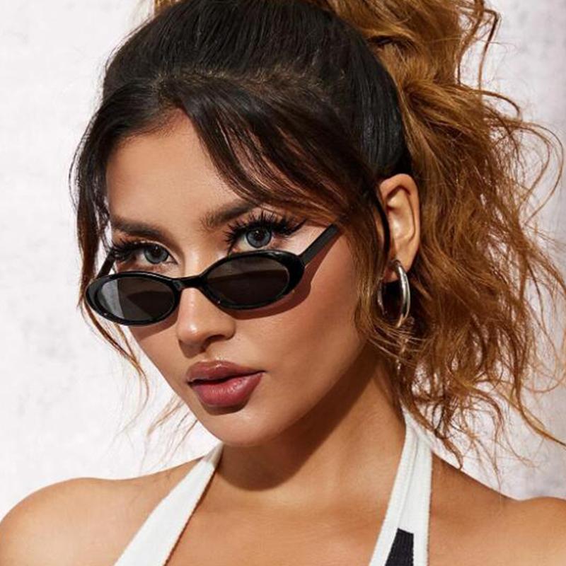 Sexy Small Oval Women'S Sunglasses  New Fashion Leopard Brown Hot Sun Glasses Female Retro Colorful Shade Eyeglass