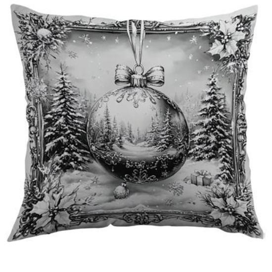 

Новая Рождественская наволочка Санта Клаус Мультяшный Лен Принт Домашнее Праздничное Украшение Наволочка 45*45cm