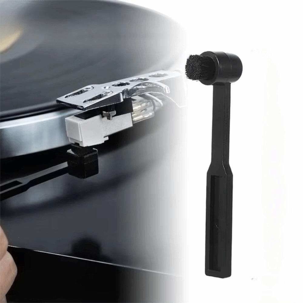 Anti-static Turntable Cartridge Stylus Brush Player Cleaning Record Care Vinyl Record Cleaning Brush Phonograph Needle Brush