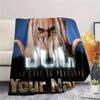 1PC Custom Name JuL C'est Pas Des Lol Patterned Flannel Blanket Suitable For All Seasons for Home Decor Warmth and Comfort Gifts Holiday Present -HE75