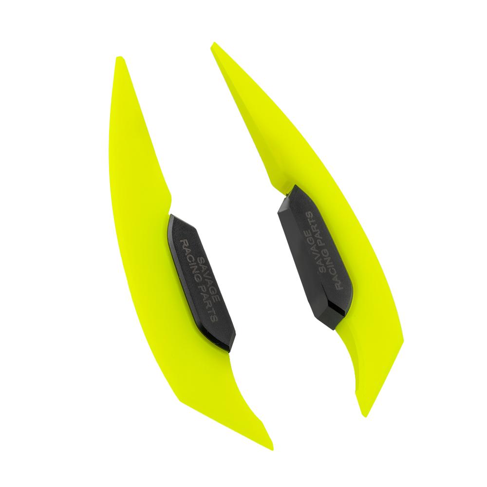 

Motorcycle Fairing Winglets Side Spoiler Air Deflector Aerodynamic Wing Kit Sticker Windshield Universal for YAMAHA for жовтий