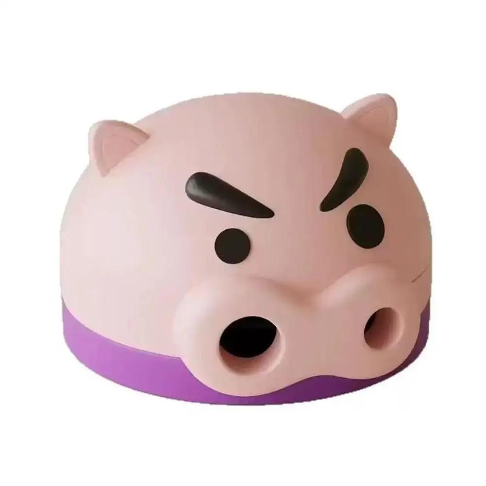 

Креативная крышка для москитной спирали в виде свиньи, мультяшное отверстие для носа, курящее украшение, подставка для москитной спирали, украшение для спальни, гостиной