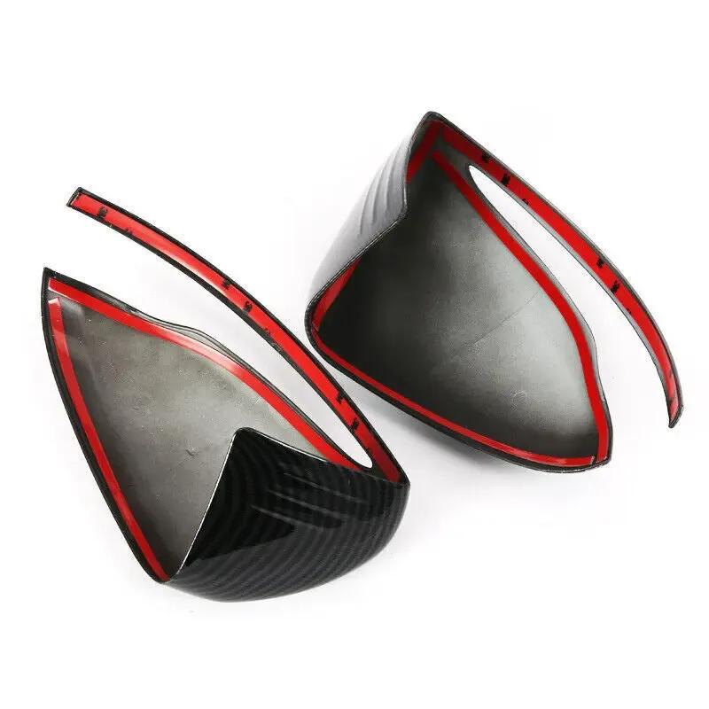 For Benz E GLC S C Class W205 W213 X253 W222 W238 LHD ABS Car Side Mirror Cover Wing Cap Exterior Door Trim Adhesive Sticker