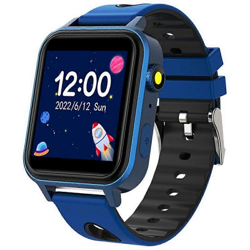 A8 1,54 calowy ekran dotykowy Smartwatch dla dzieci Opowiadanie Historii Monitor Nawyków Zegarek z Aparatem i Grami - Blu